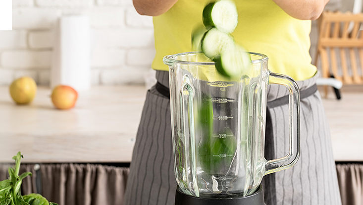 AIWA Table Blender SABERU 2500-cucumber smoothie